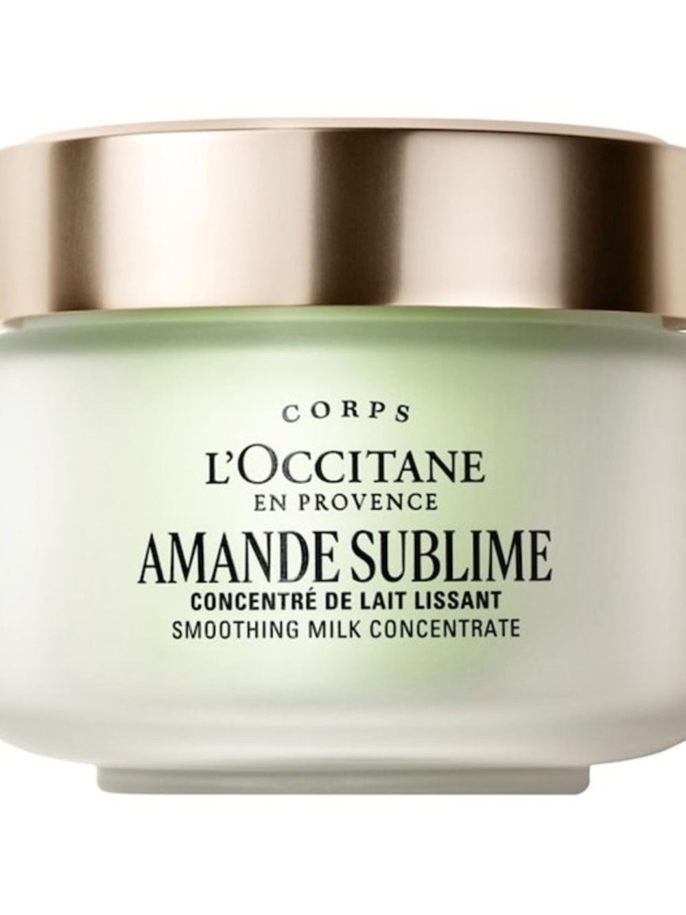 L'OCCITANE Amande Sublime Smoothing Milk Concentrate - Pale Green & Gold